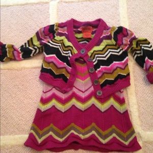 Missoni for Target Sweater Dress/Cardigan EUC 3-6M